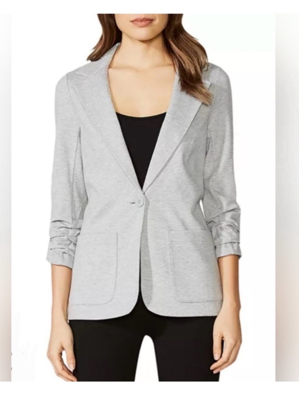 bailey 44 gray blazer